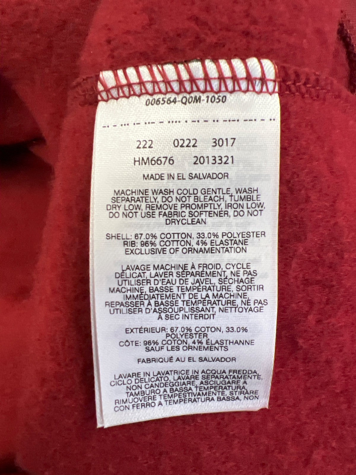 Columbia Men’s Burgundy Heritage PHG Santa Hat Dog Print Pullover Hoodie - XL