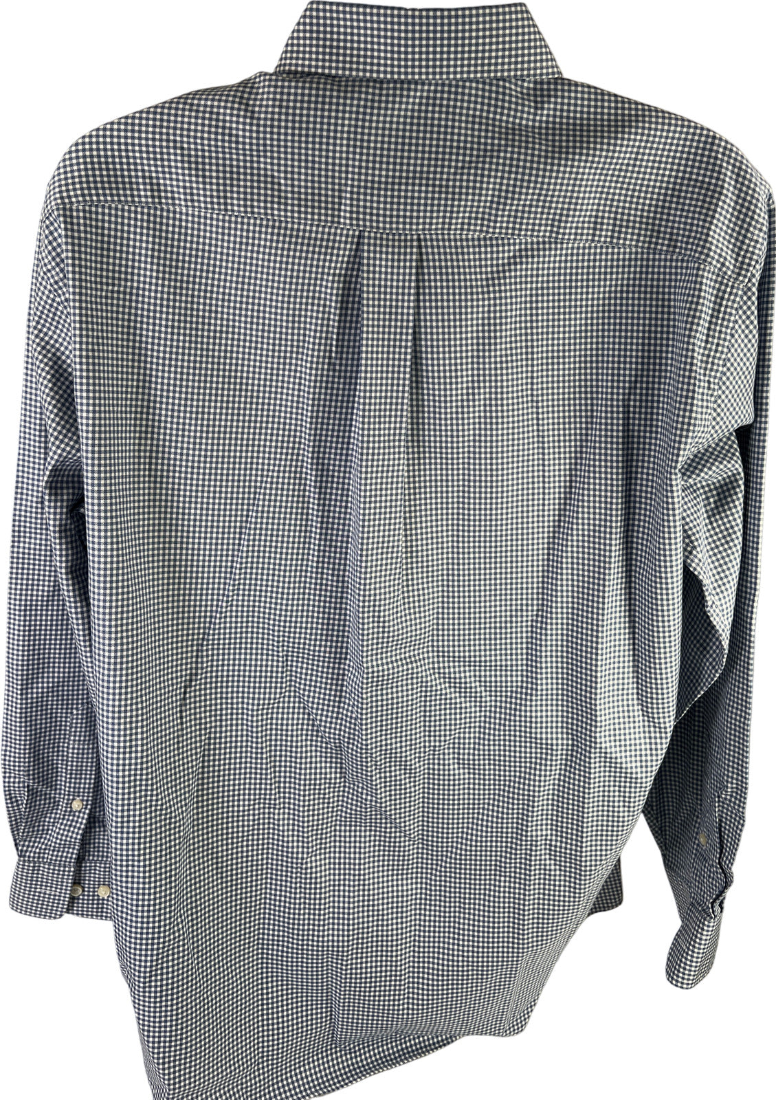 Jos A Bank Men’s Blue Checkered Signature Button Up Shirt - L