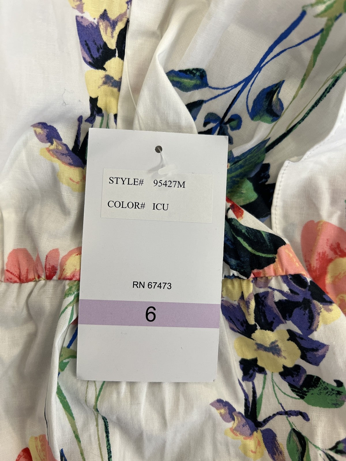 NEW Maison Tara Women’s White Floral Short Cold Shoulder Sundress - 6