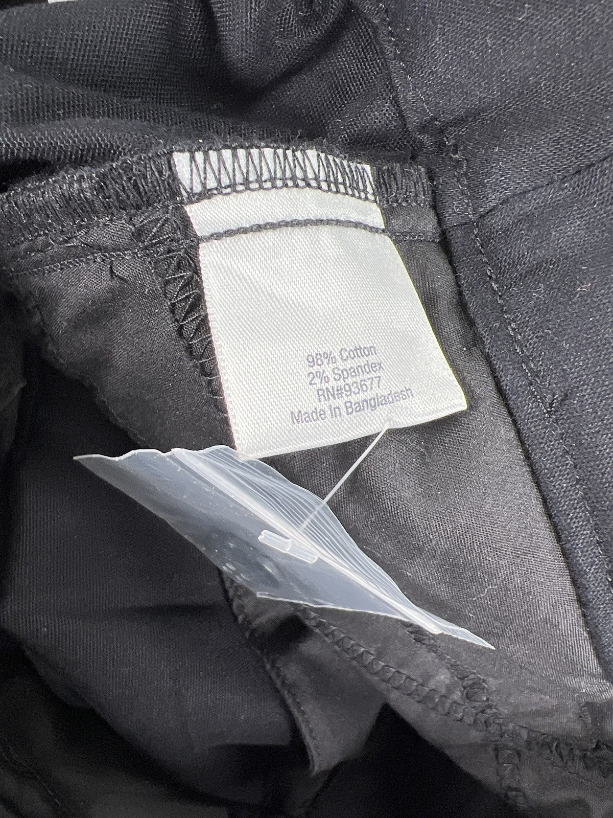 NEW St.Johns Bay Women’s Black Cotton Capri Pants - 6 Petite