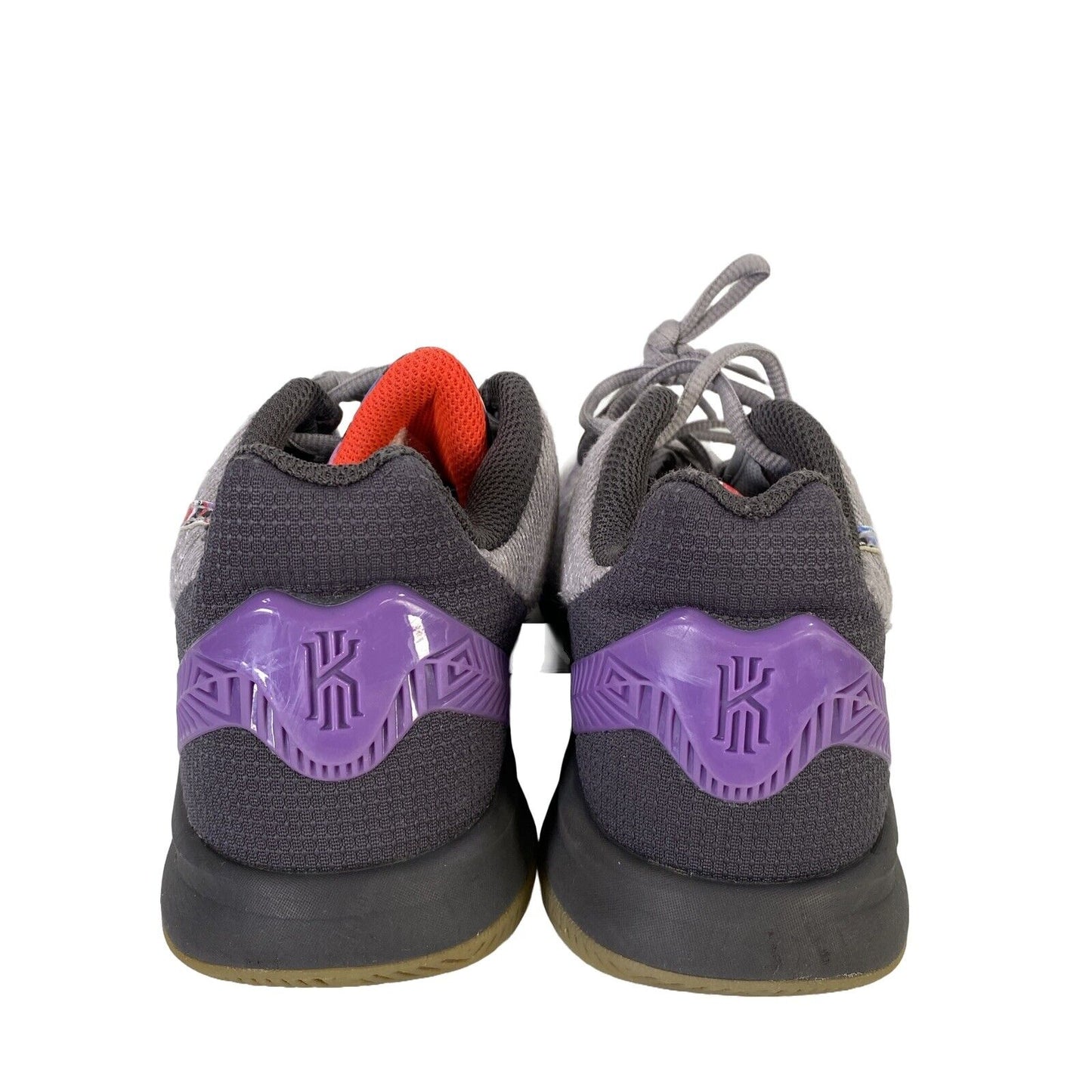 Nike Boys Gray/Purple Kyrie Flytrap Lace Up Athletic Shoes - 6 Youth