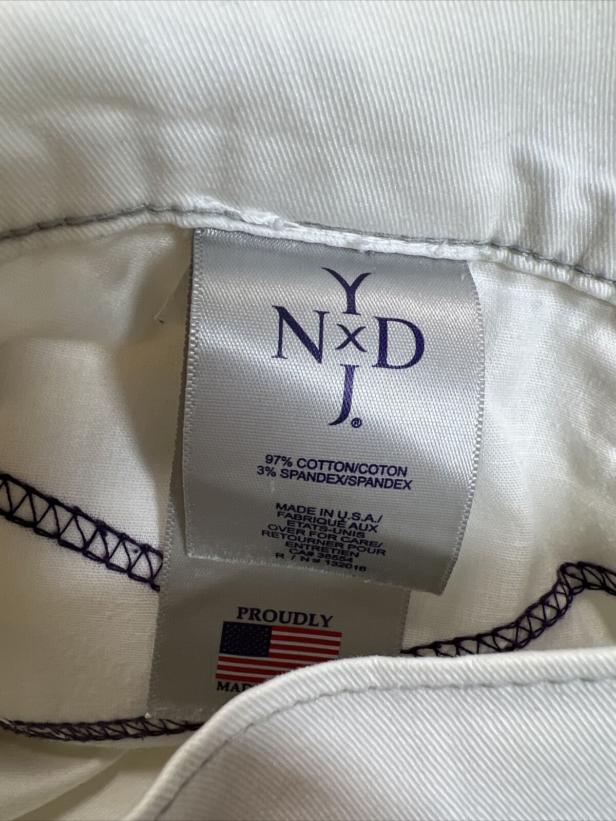 Not Your Daughters Women's White Cropped Jeans - 10