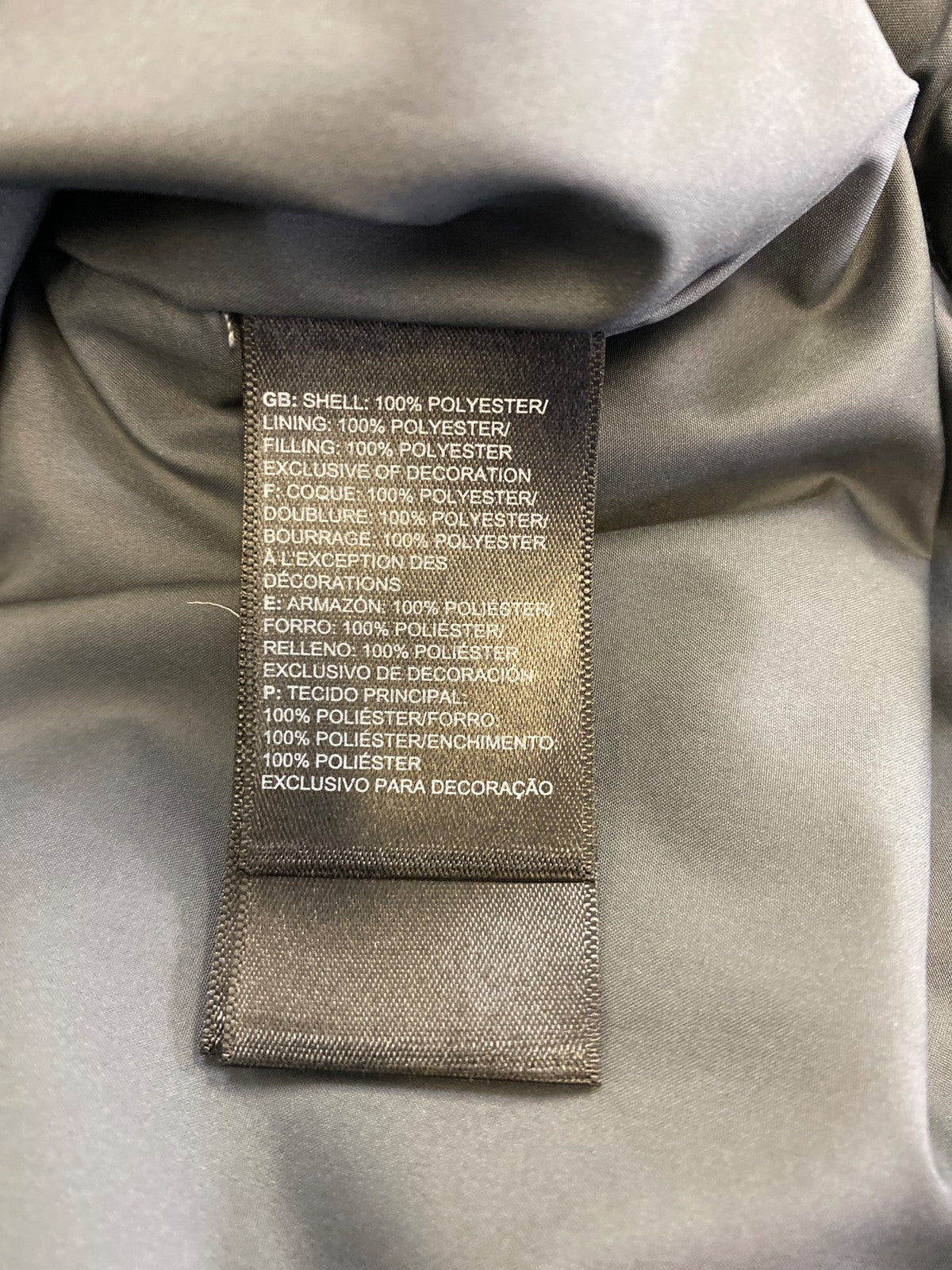 The North Face Women’s Gray Full Zip Tamburello Puffer Vest - M