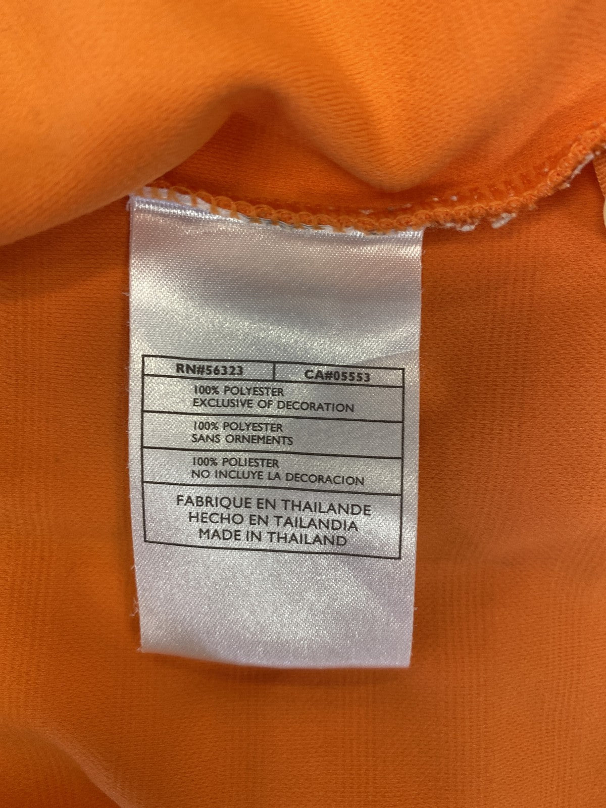 Nike Golf Men’s Orange Fit Dry Short Sleeve Athletic Polo - M