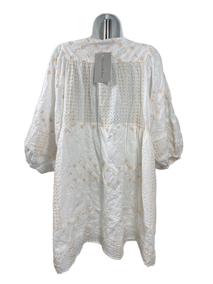 NEW See and Be Seen Ivory Floral Embroidered Loose Sundress - S