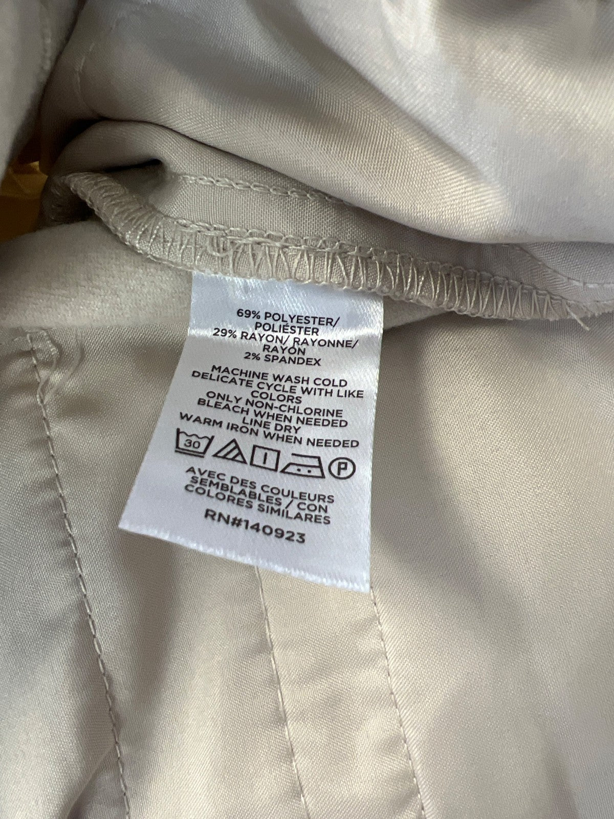 LOFT Women’s Ivory/Cream Wide Leg Pants - 00 Petite