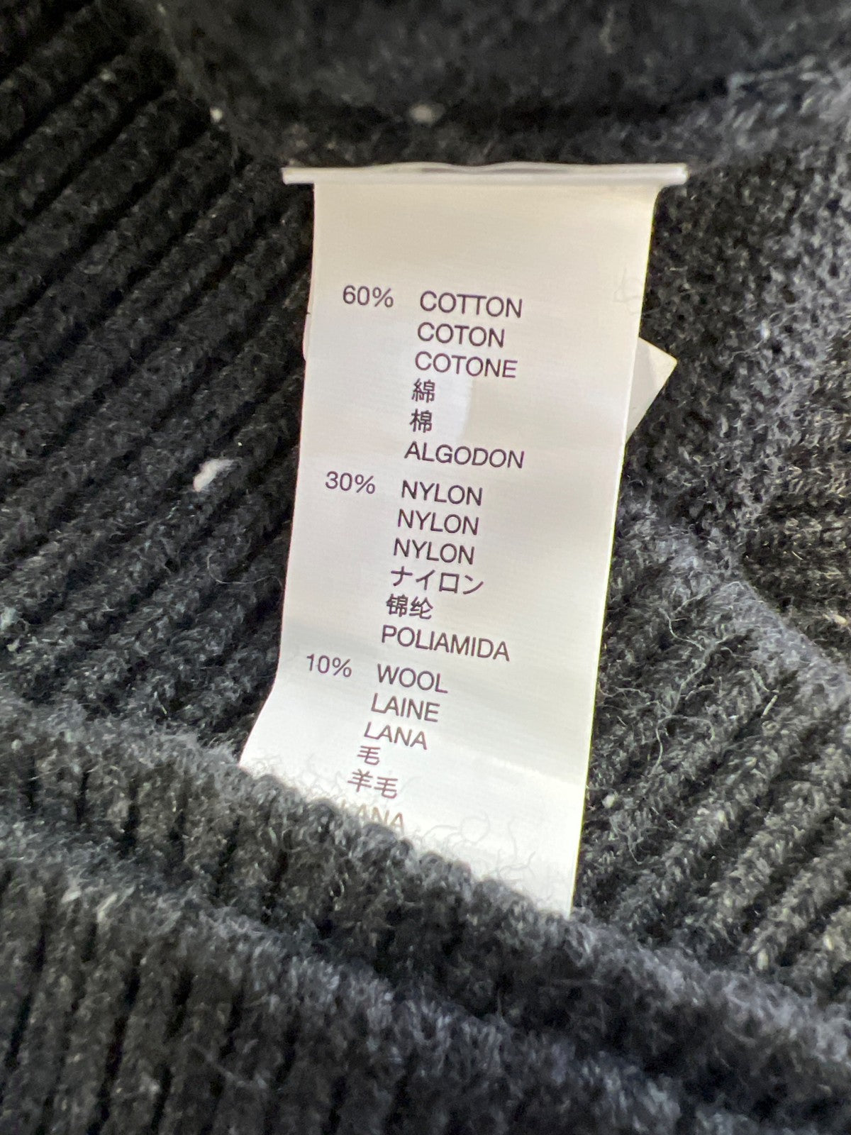 Gap Men’s Gray Long Sleeve Neppy Mock Neck Pullover Sweater - M