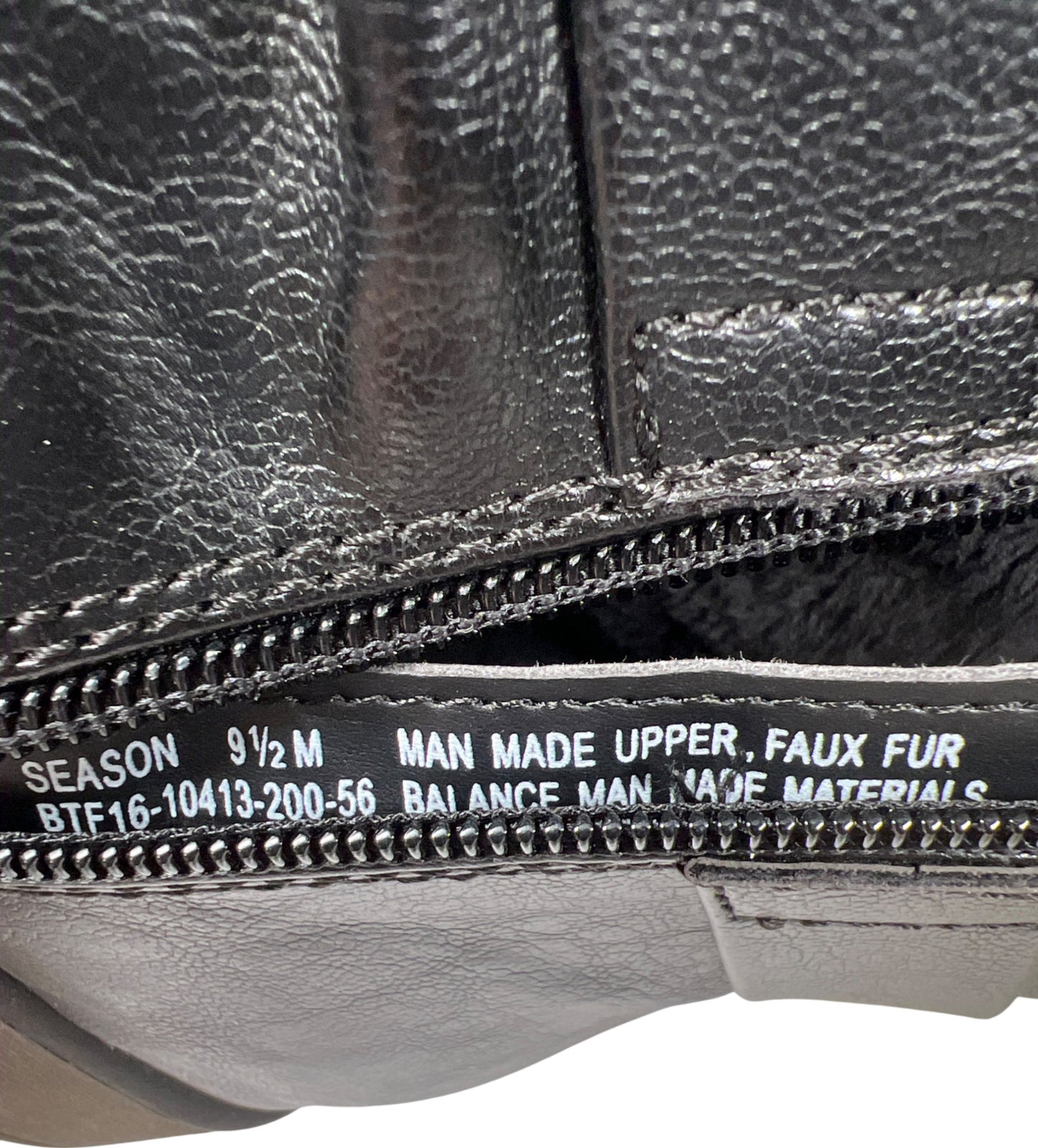 Baretraps Women’s Black Season Faux Fur Lined Side Zip Ankle Boots - 9.5