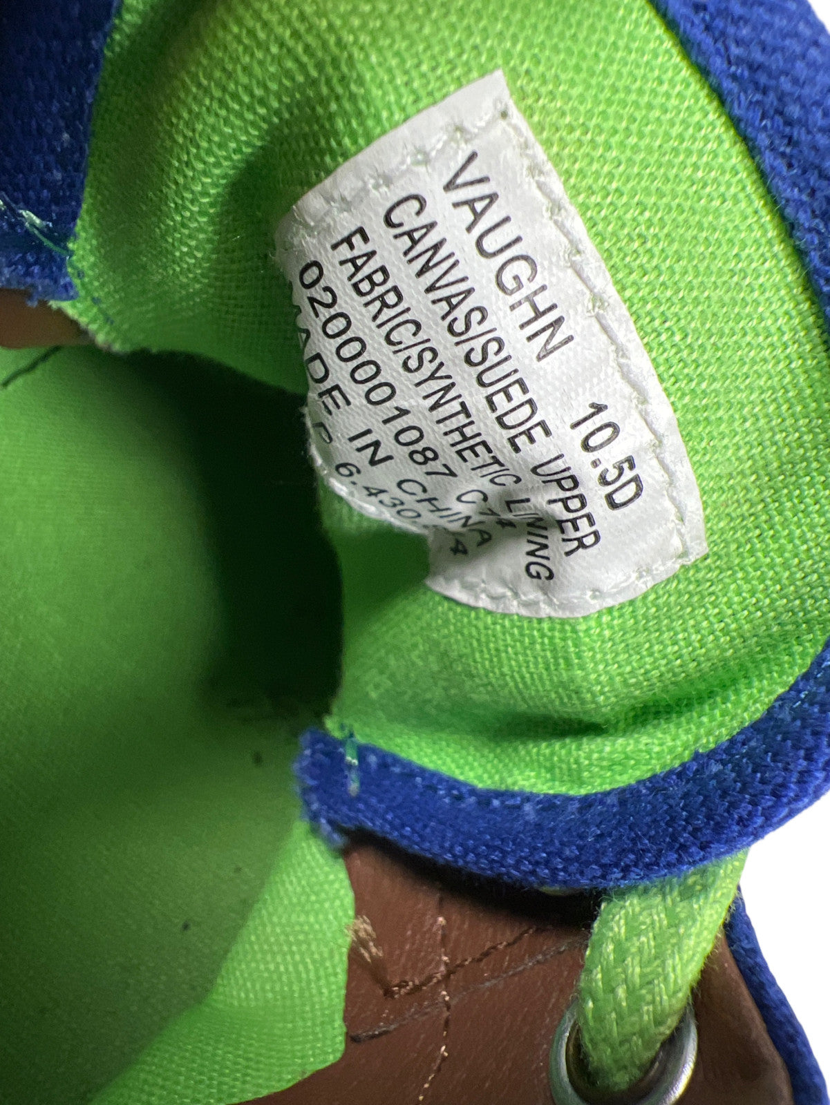 Polo Ralph Lauren Men’s Blue Canvas Vaughn Low Top Sneakers - 10.5D