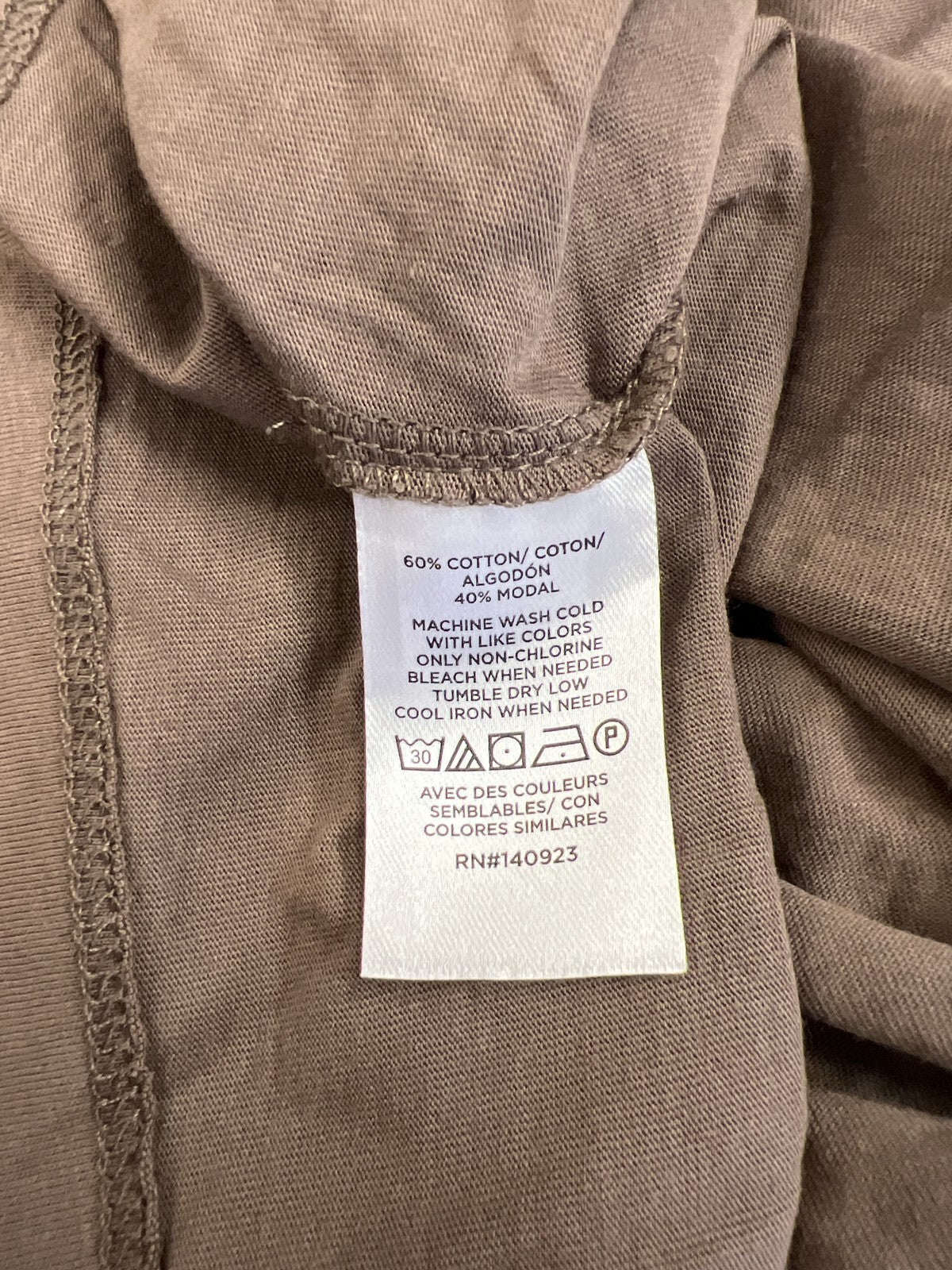 LOFT Versa Women’s Brown Short Sleeve T-Shirt - L