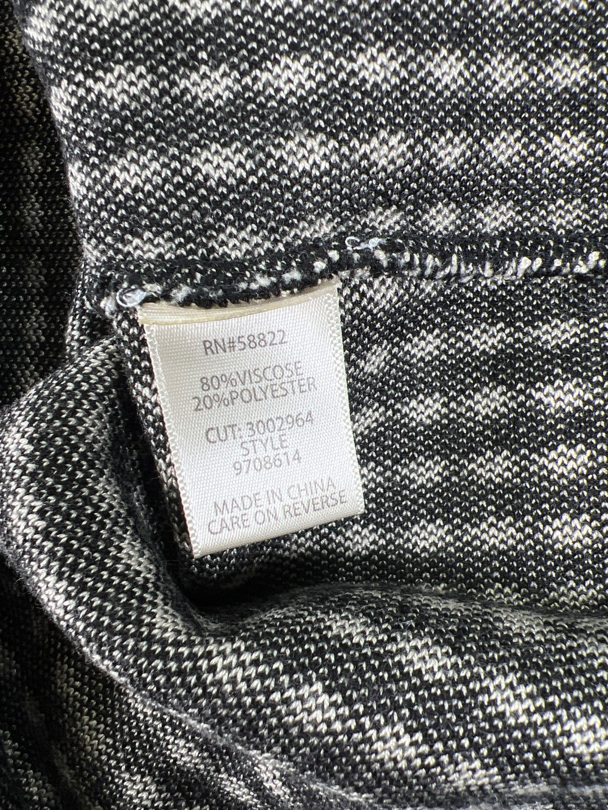 Max Studio Women’s Black/Beige Pull On A-Line Sweater Skirt - M/L