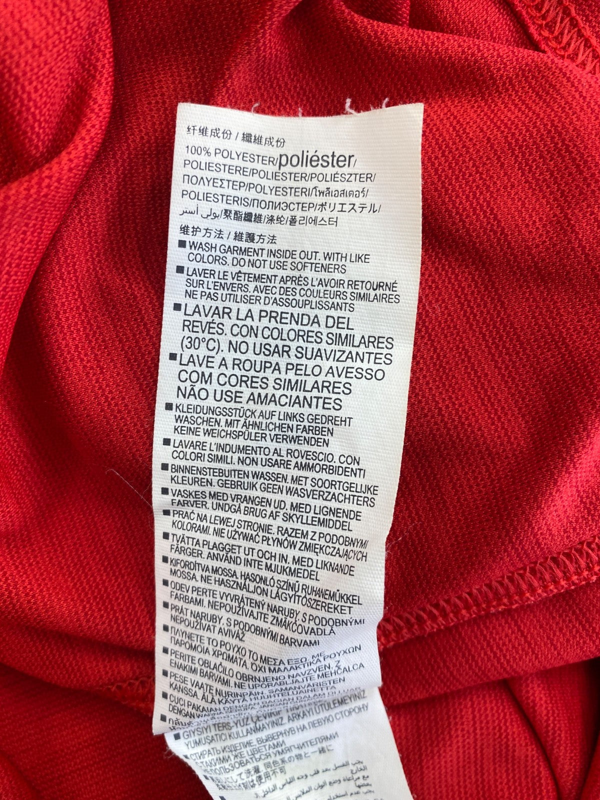 Under Armour Mens Red Loose Fit Long Sleeve 1/4 Zip Pullover Athletic Shirt - XL