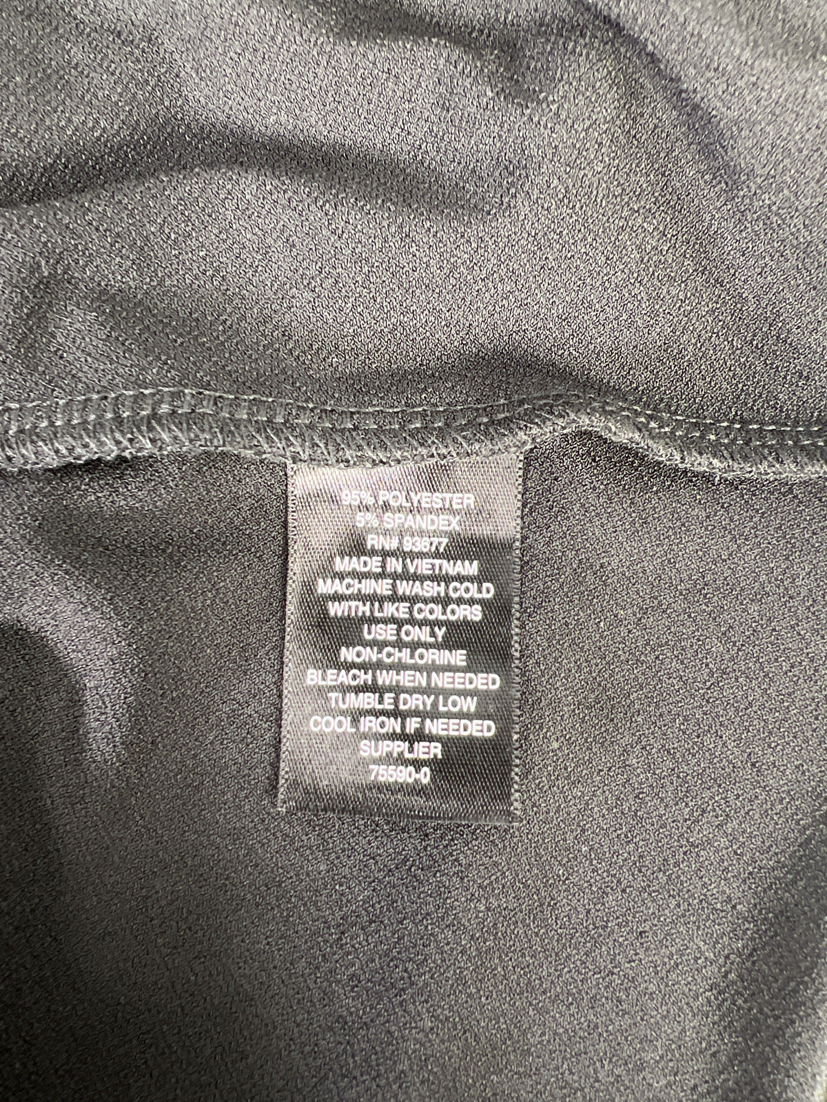 NEW Worthington Women’s Black 1/2 Slit Sleeve Blouse - M