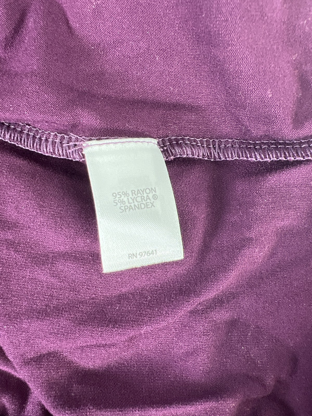 J. Jill Women’s Purple Floral Wearever 3/4 Sleeve Shirt - XS