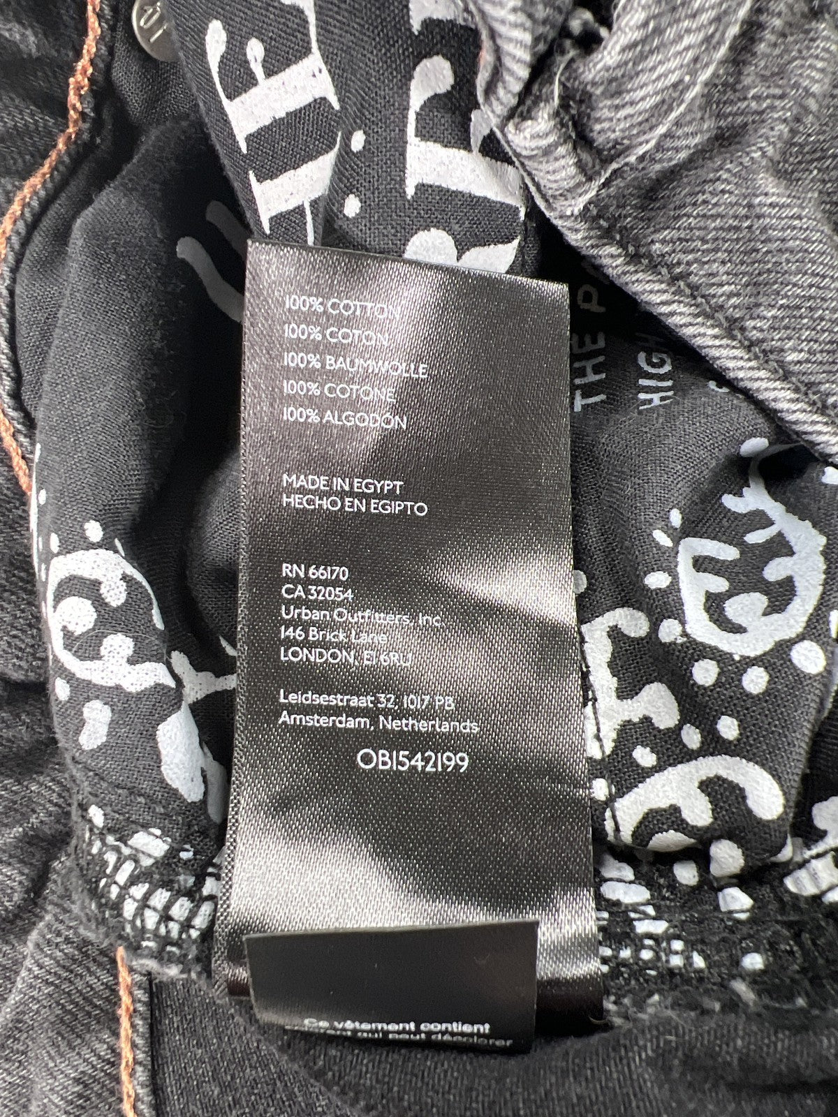 We The Free Women’s Black Straight Leg Denim Jeans - 27