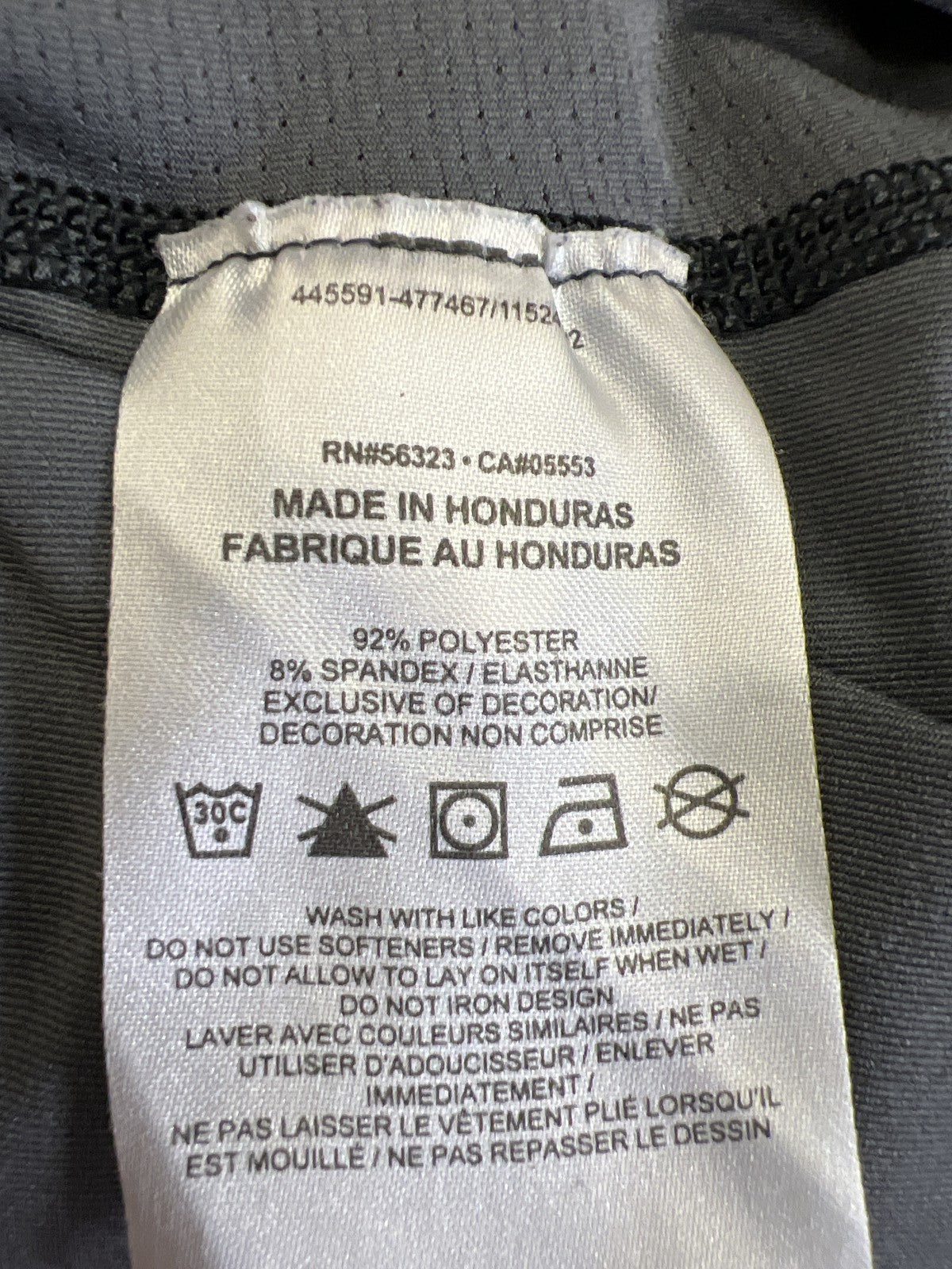 Nike Pro Men’s Gray Slim Fit Short Sleeve Athletic Shirt - S