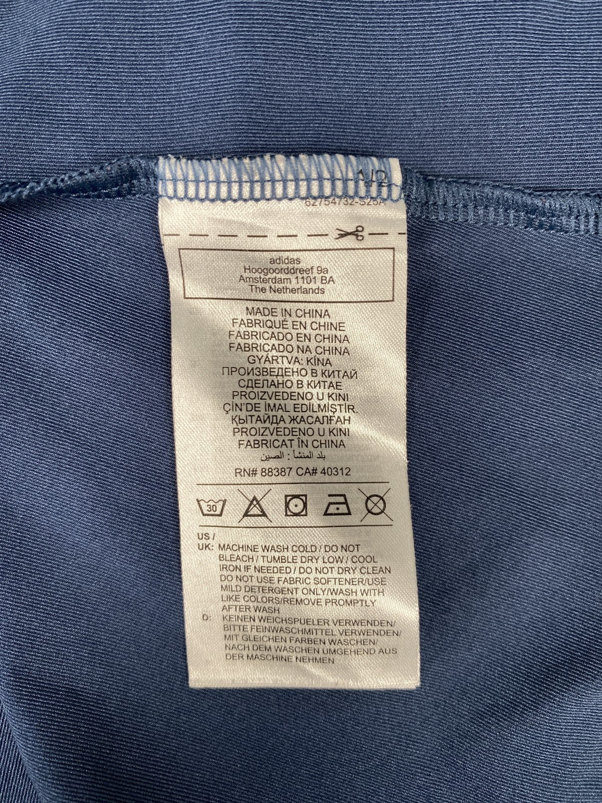 Adidas Women’s Blue Short Sleeve Athletic Polo Shirt - M