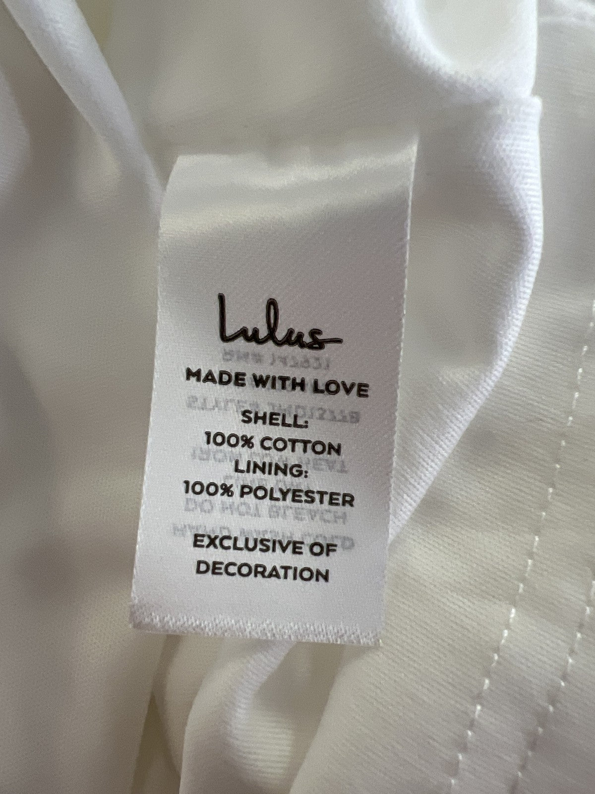 NEW Lulu’s Women’s White Tie Strap. Sleeveless Eyelet Midi Dress - S