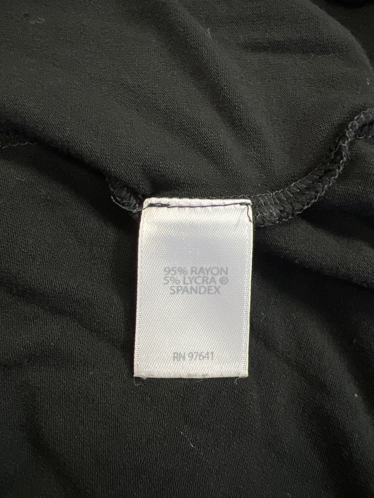 J.Jill Wearever Collection Women’s Black 3/4 Sleeve Blouse - Plus 2X