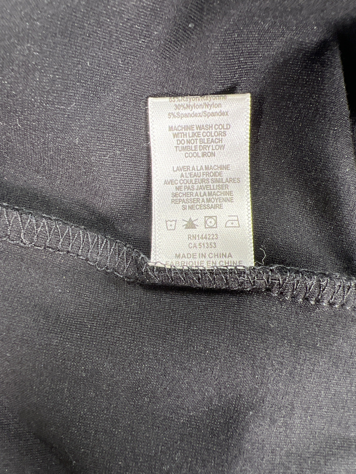 NEW Bishop and Young Women’s Black Cross Front Mini Skirt - XS