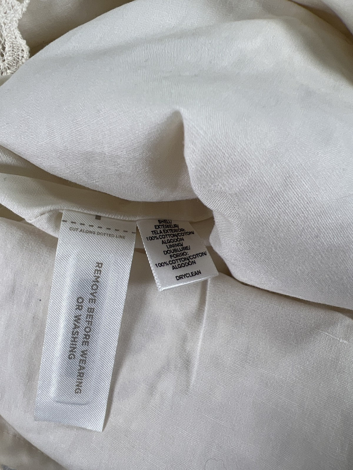 LOFT Women’s Ivory Lace Lined A-Line Skirt - 0 Petite