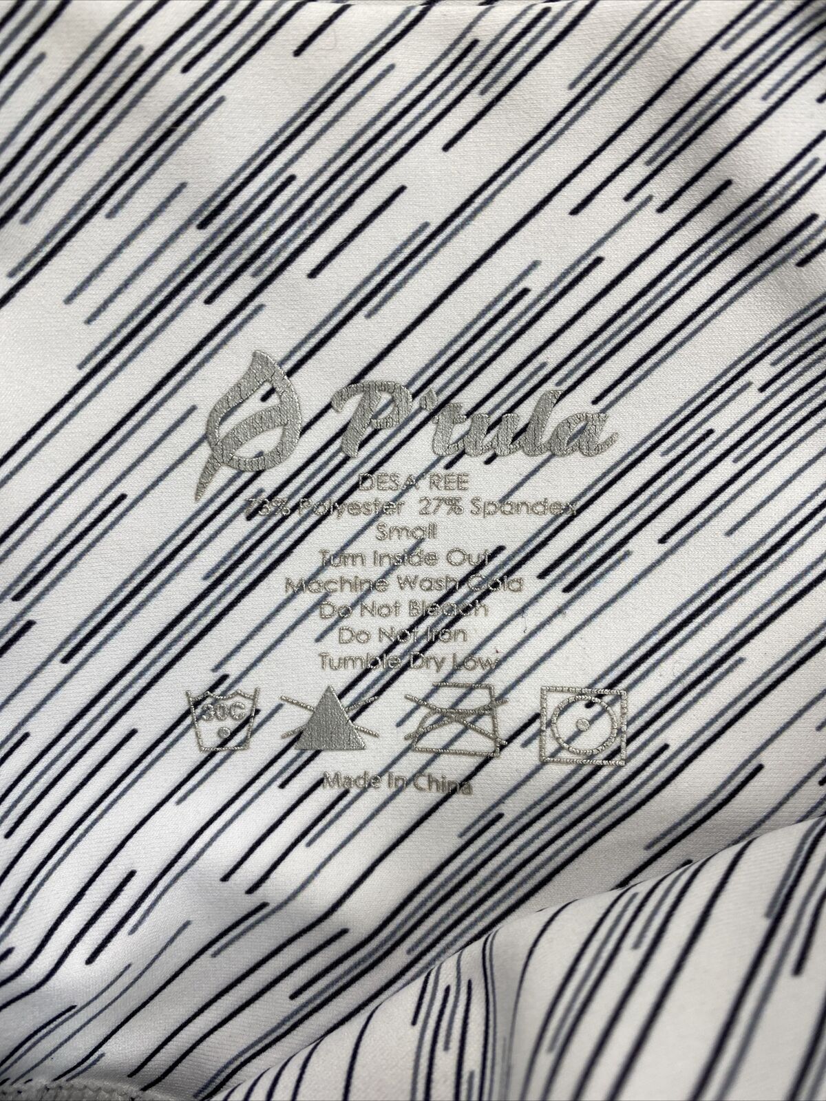 P'tula Women's White Desa Ree Athletic Leggings - S