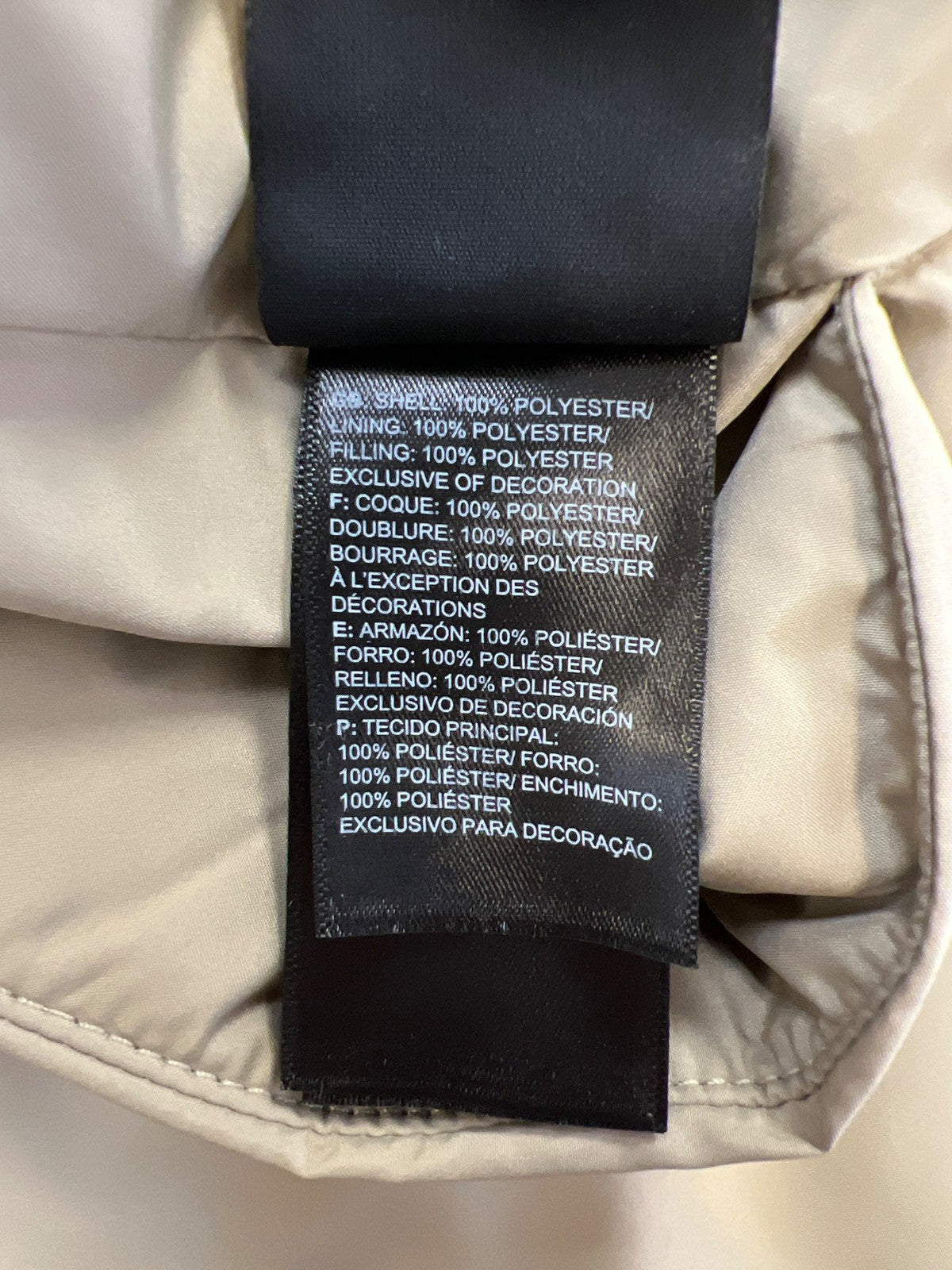 The North Face Men’s Beige Reversible Puffer Vest - XXL