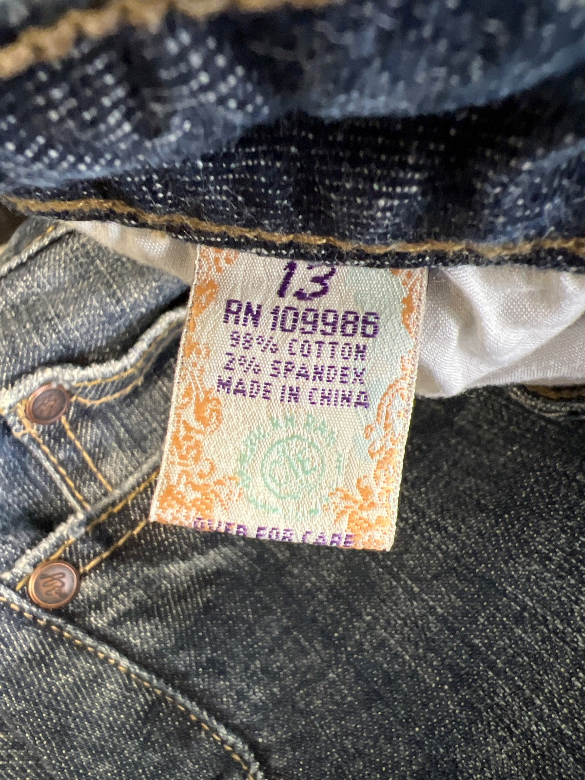 American Rag Women’s Juniors Medium Wash Straight Leg Jeans - 13