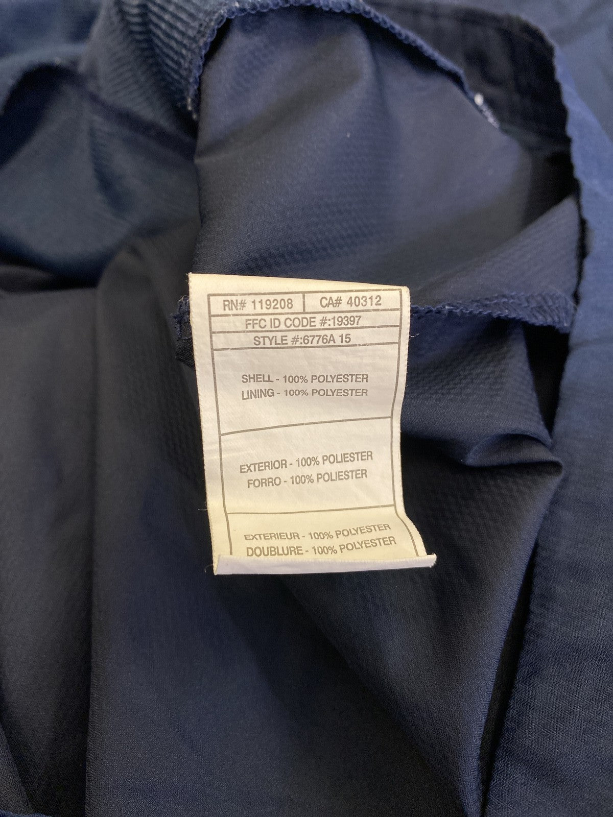 Adidas Men’s Blue/Yellow U of M Michigan Tear-Away Pullover Jacket - M