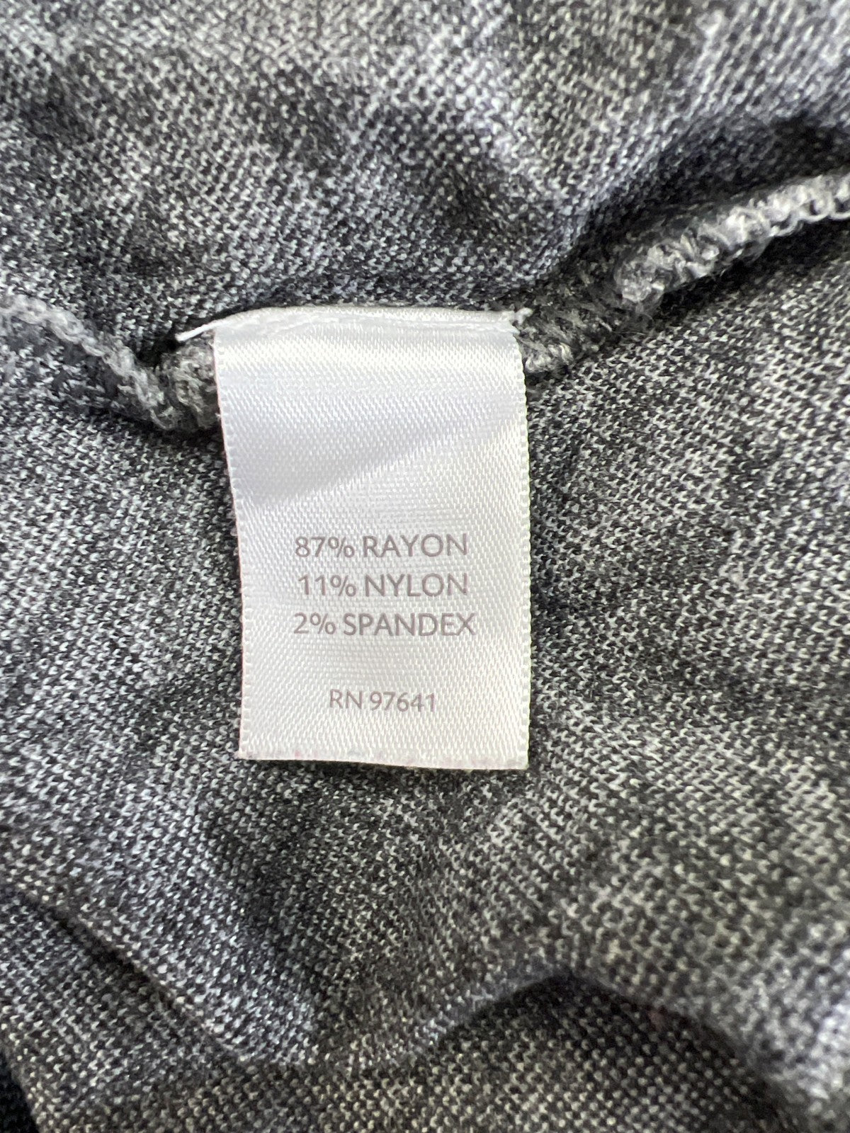 J.Jill Women’s Gray Long Sleeve Crew Neck Shirt - L