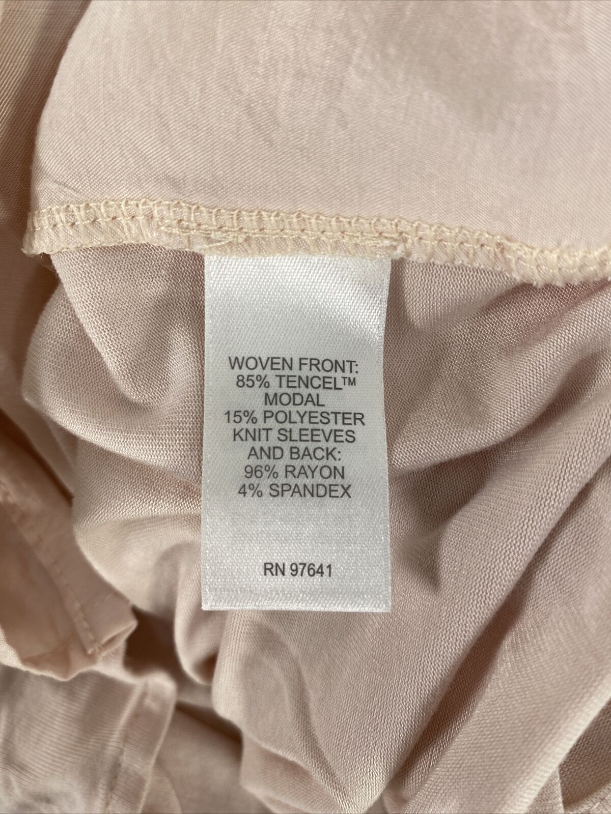 J.Jill Women's Pink 3/4 Sleeve V-Neck Blouse - XS