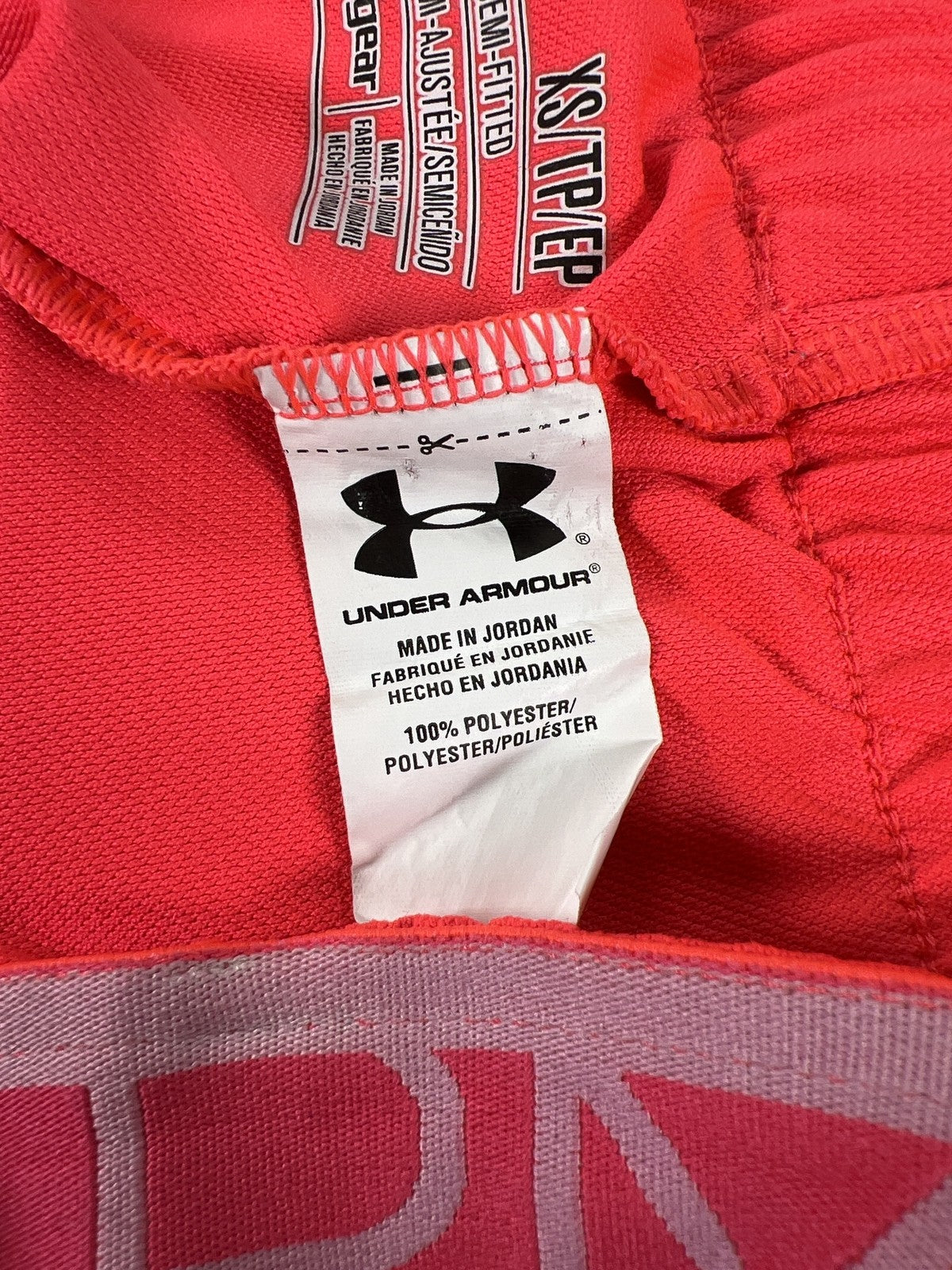 Under Armour Women’s Bright Pink Semi-Fitted Unlined Athletic Shorts - XS
