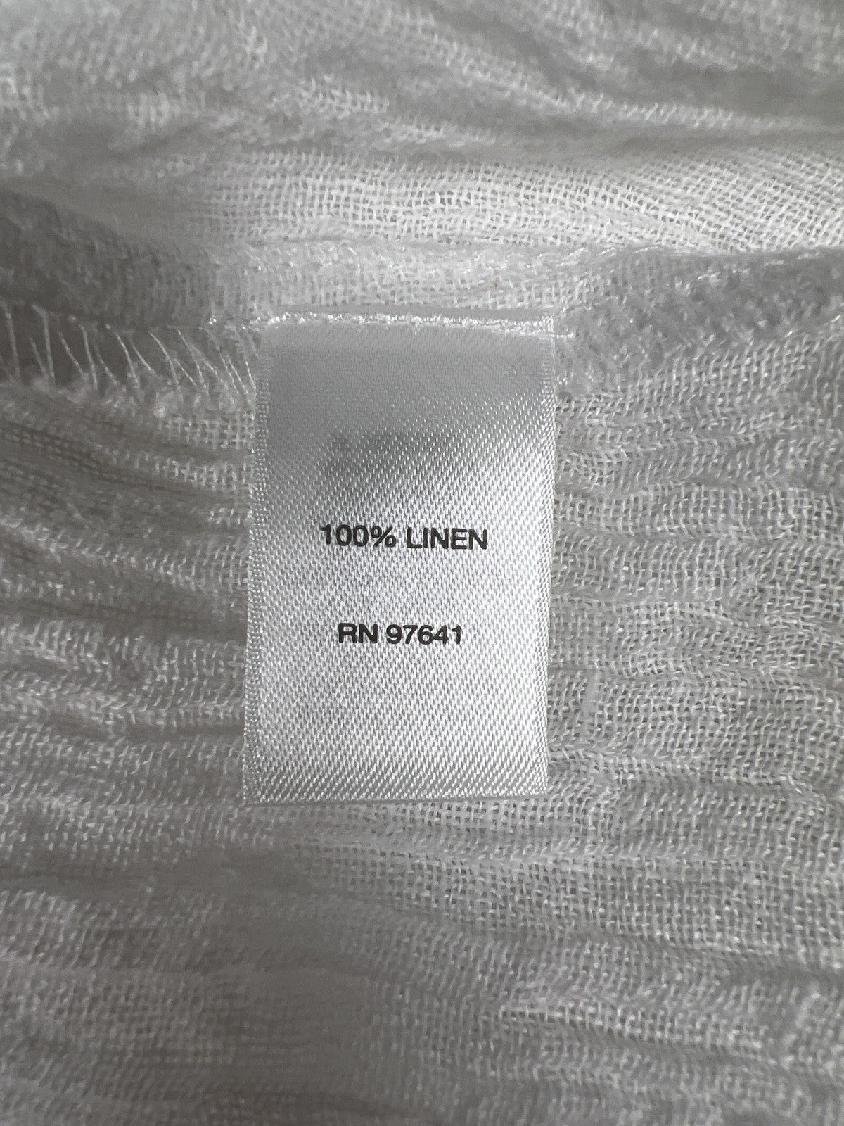 Pure J.Jill Women’s White Linen Textured Long Sleeve Open Cardigan - M