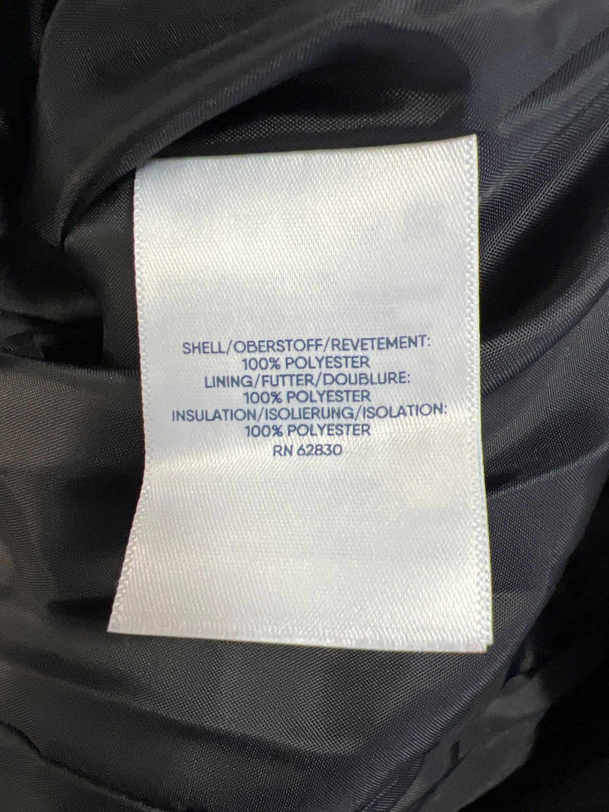 Lands End Women’s Black Snowflake Print Sleeveless Puffer Vest - S