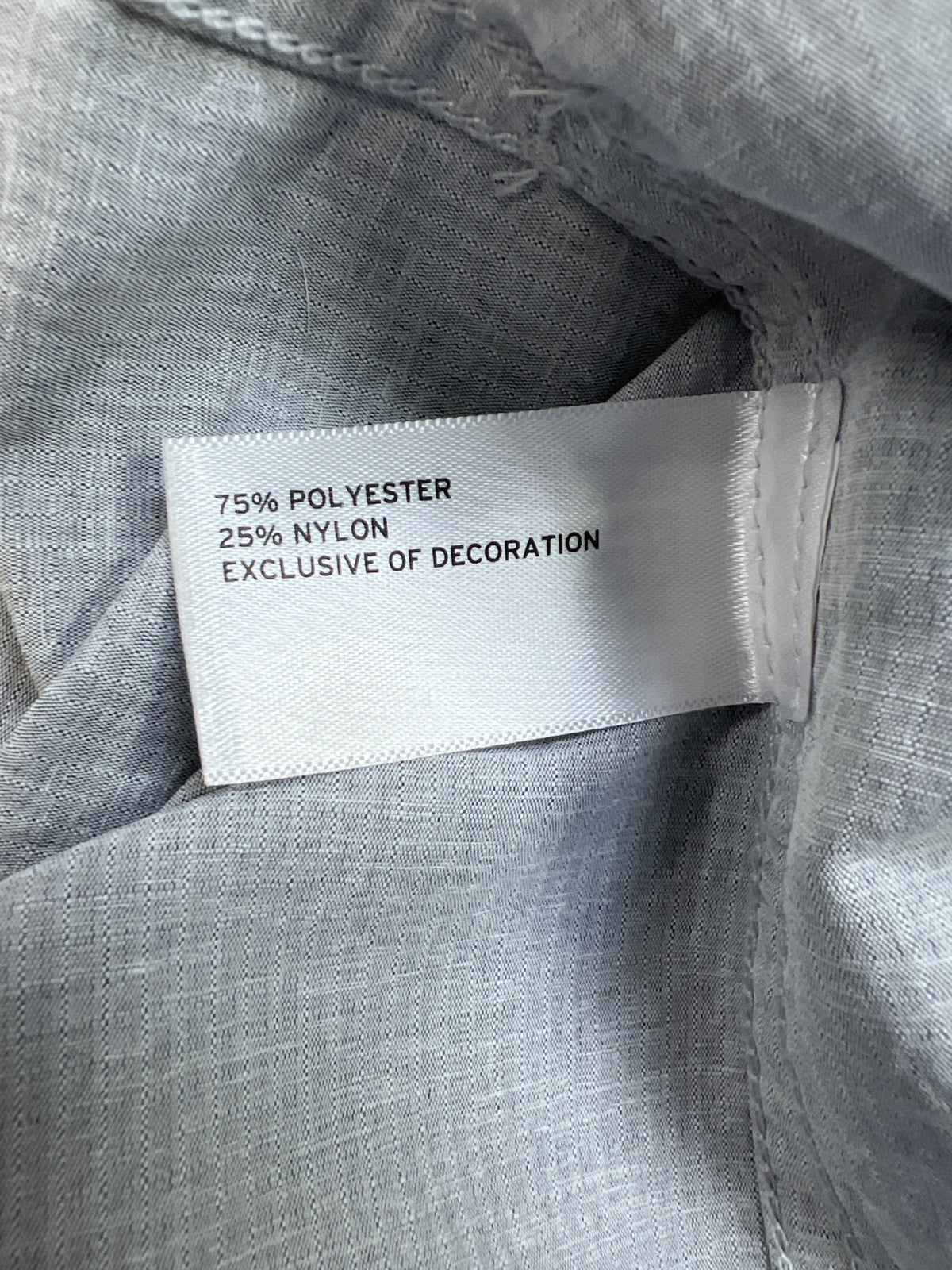 Duluth Trading Men’s Gray/Blue Relaxed Fit Long Sleeve Button Up Shirt - 2XL