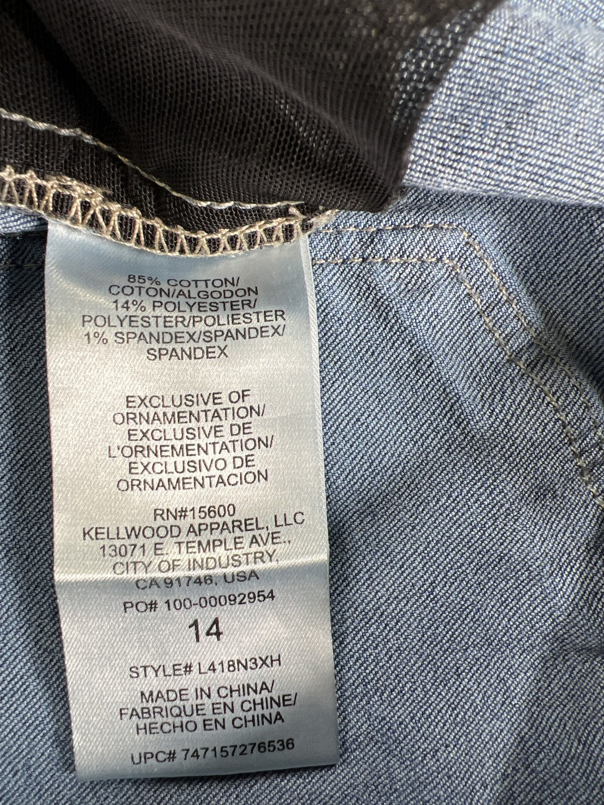 Wit and Wisdom Women’s Light Wash Bermuda Jean Shorts - 14