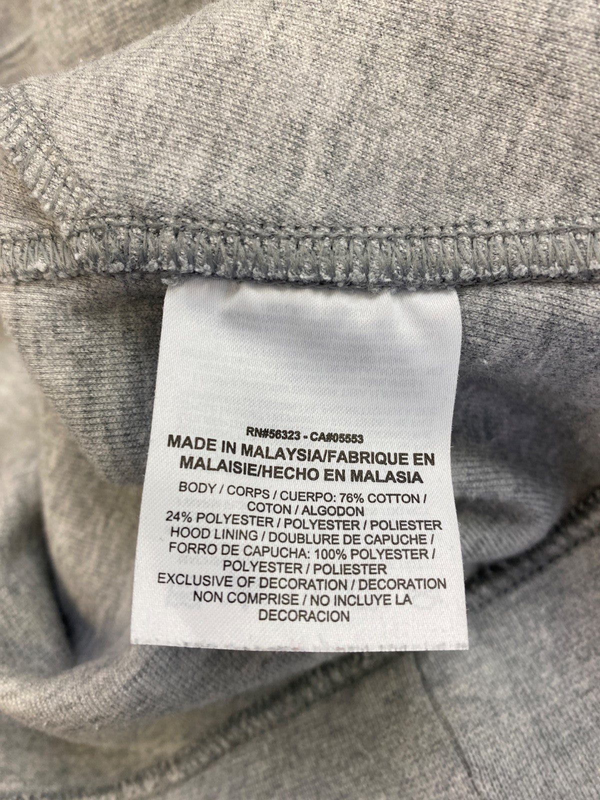 Nike Men’s Gray/Blue U of M Michigan Pullover Sweatshirt - XXL