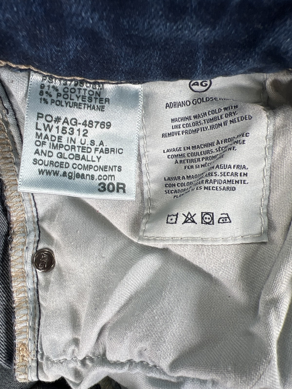 Adriano Goldschmied Women’s Medium Wash High Rise Farrah Skinny Denim Jeans - 30