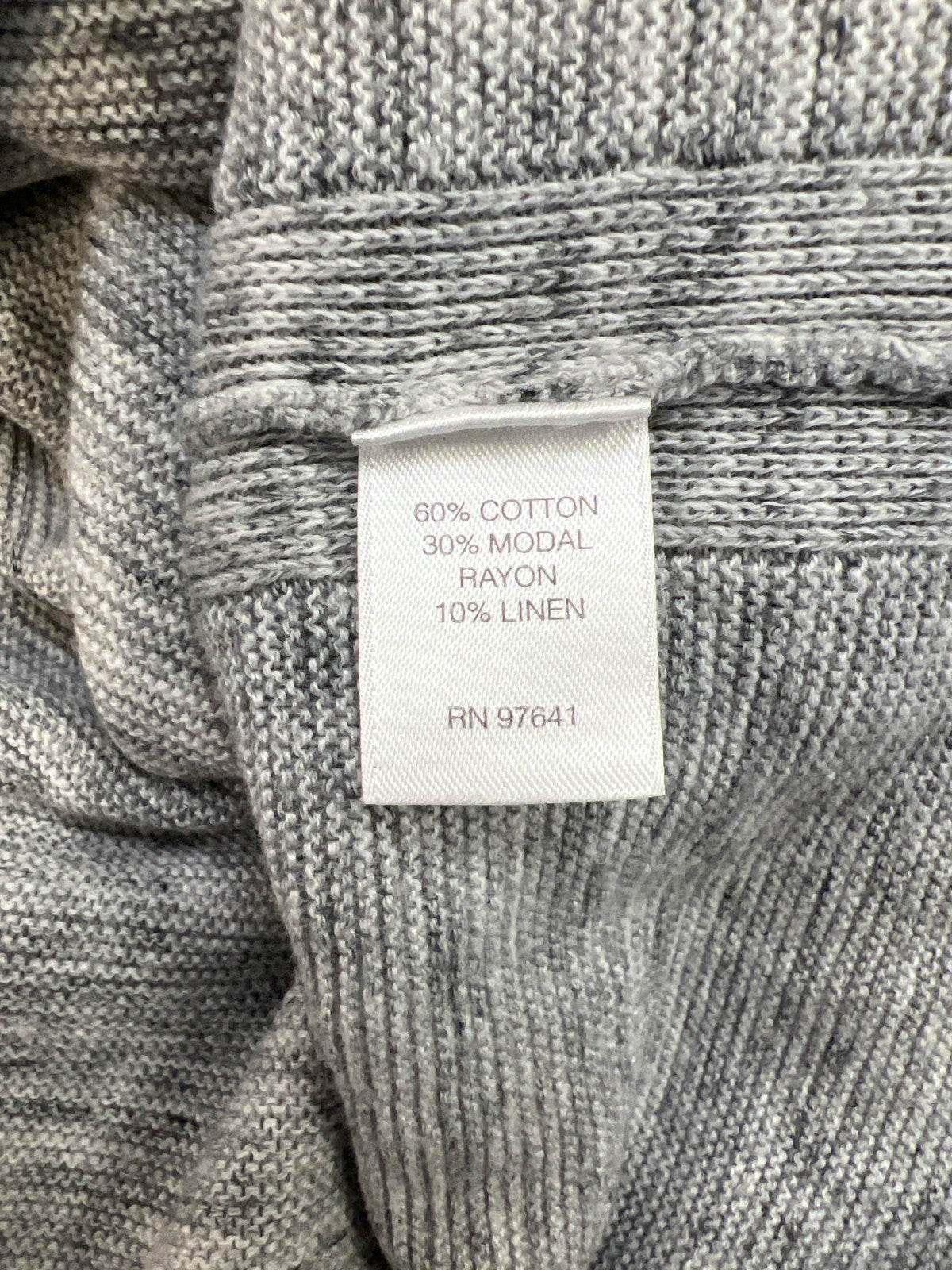 Pure J.Jill Women’s Gray Long Sleeve Knit Tunic Sweater - XS