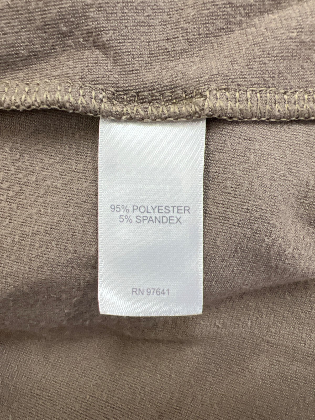 Pure Jill Women’s Brown Velour Long Sleeve V-Neck Shirt - XL Petite