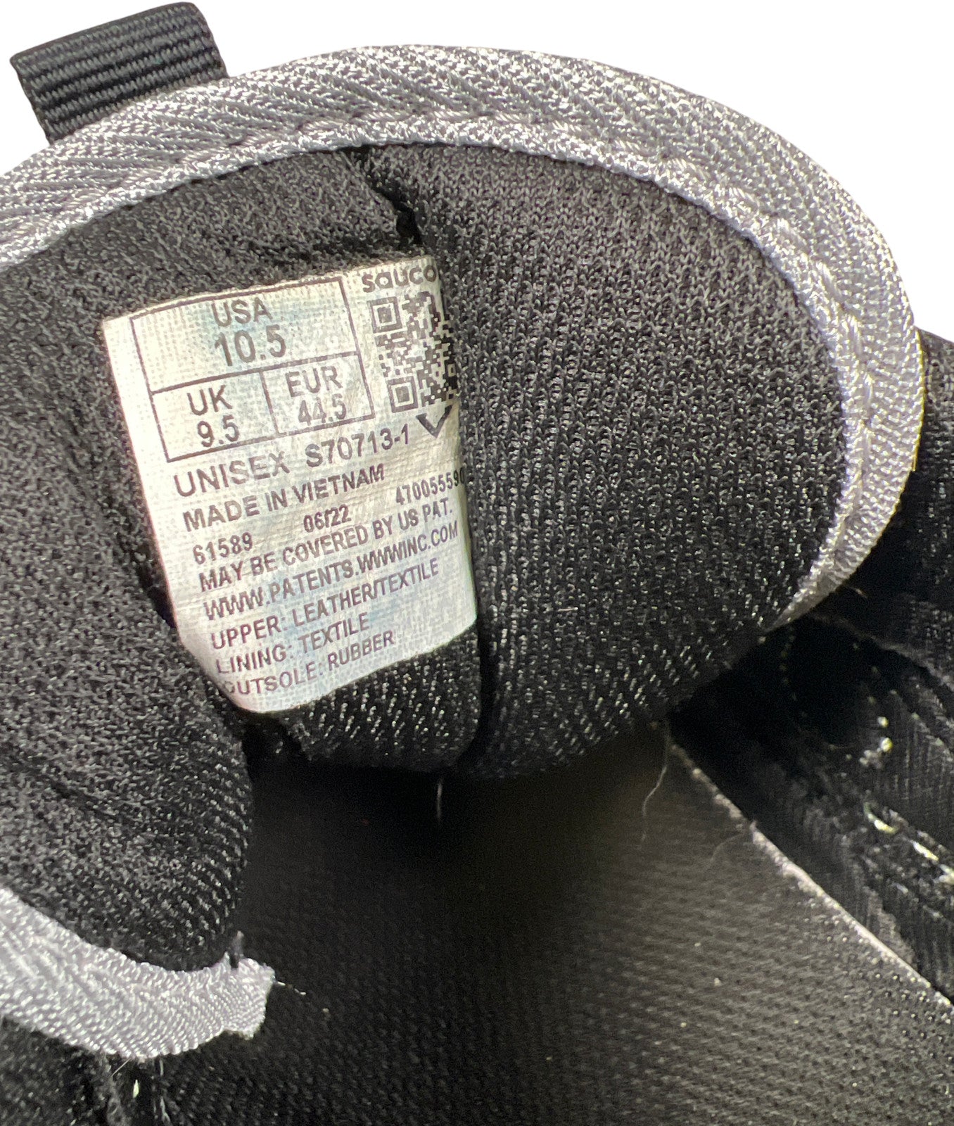 Saucony Unisex Gray/Green Shadow 600 Mercury Lace Up Athletic Sneakers - 10.5