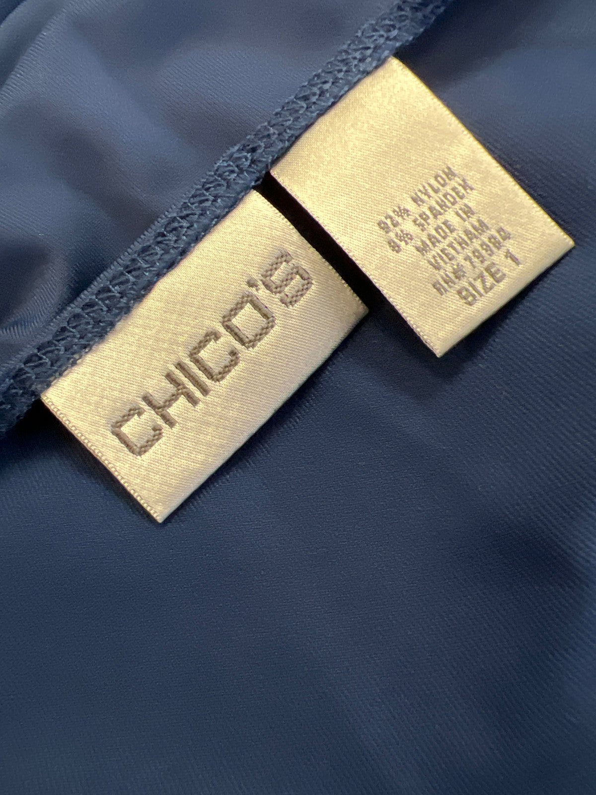 Chico’s Women’s Blue Basic Cami Tank Top - 1/US M