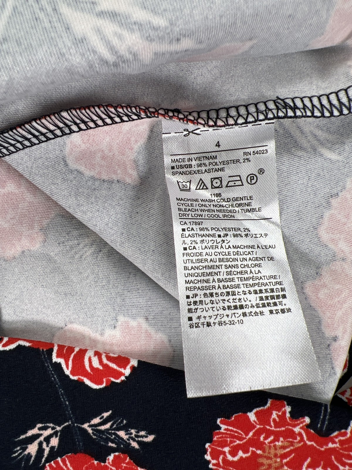 NEW Banana Republic Women’s Blue Floral Sleeveless Sheath Dress - 4