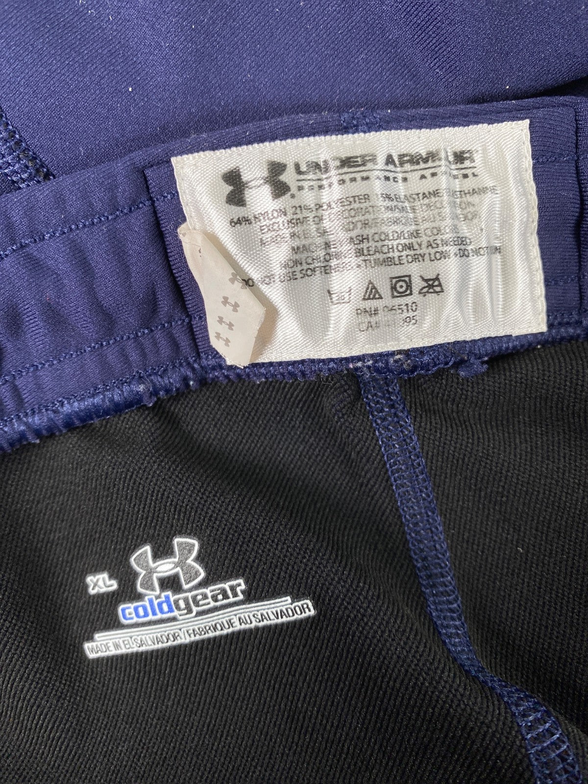 Under Armour Men’s Blue ColdGear Compression Legging Pants - XL