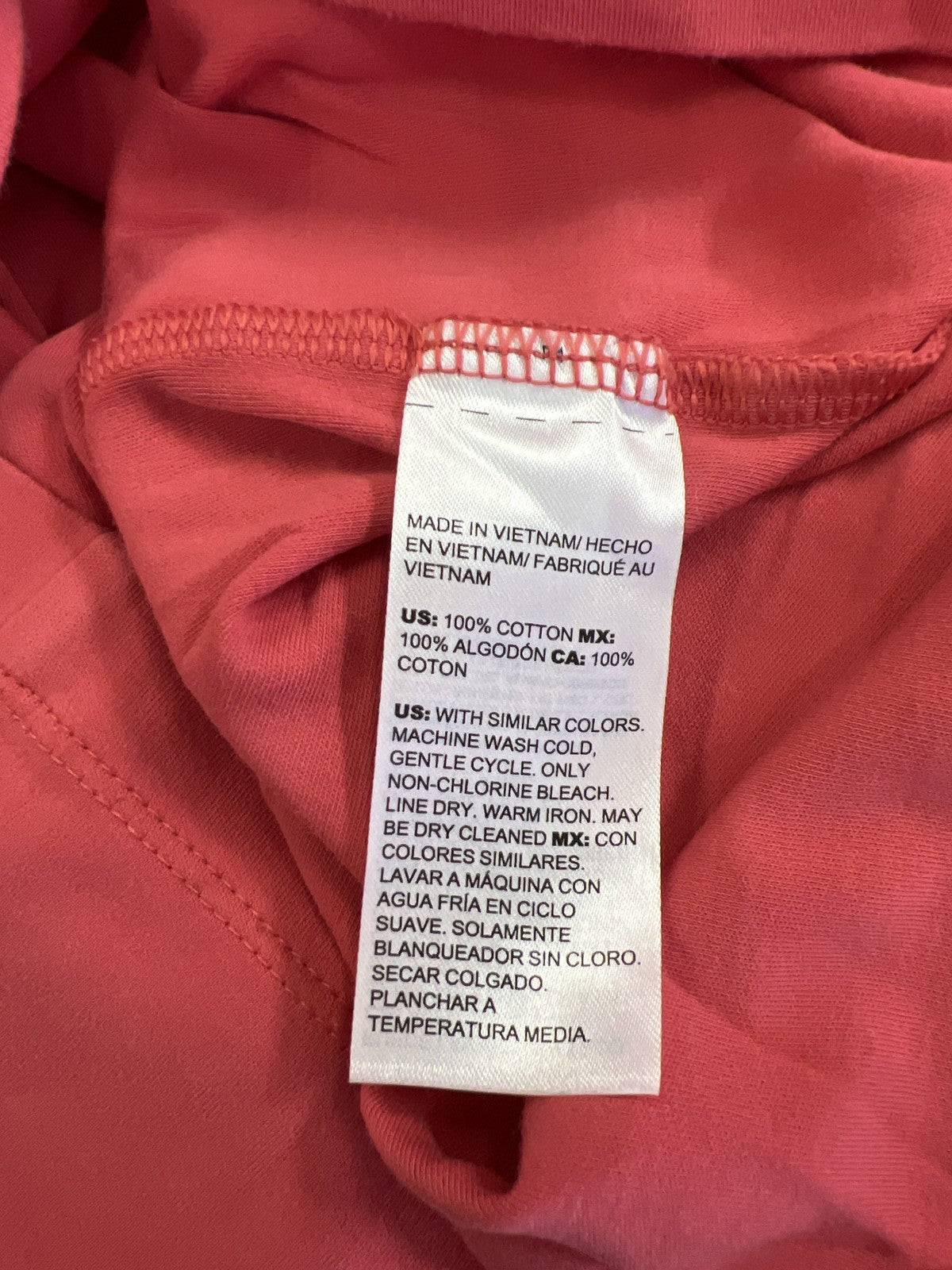 Chico’s Women’s Pink 1/2 Flounce Sleeve Crewneck Shirt - 0/US S