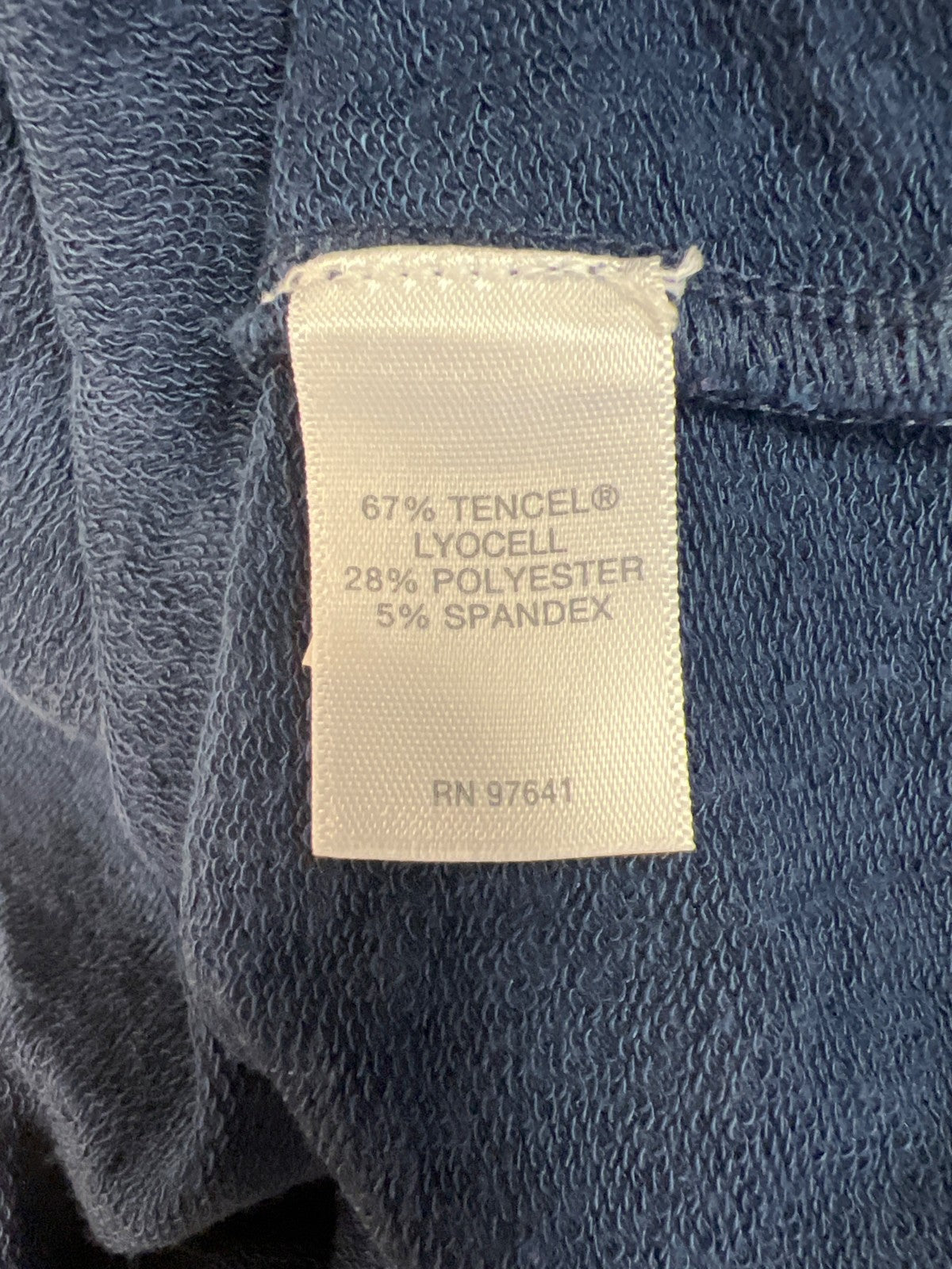 Pure J.Jill Women’s Navy Blue Long Sleeve Luxe Tencel Tunic Shirt - XS