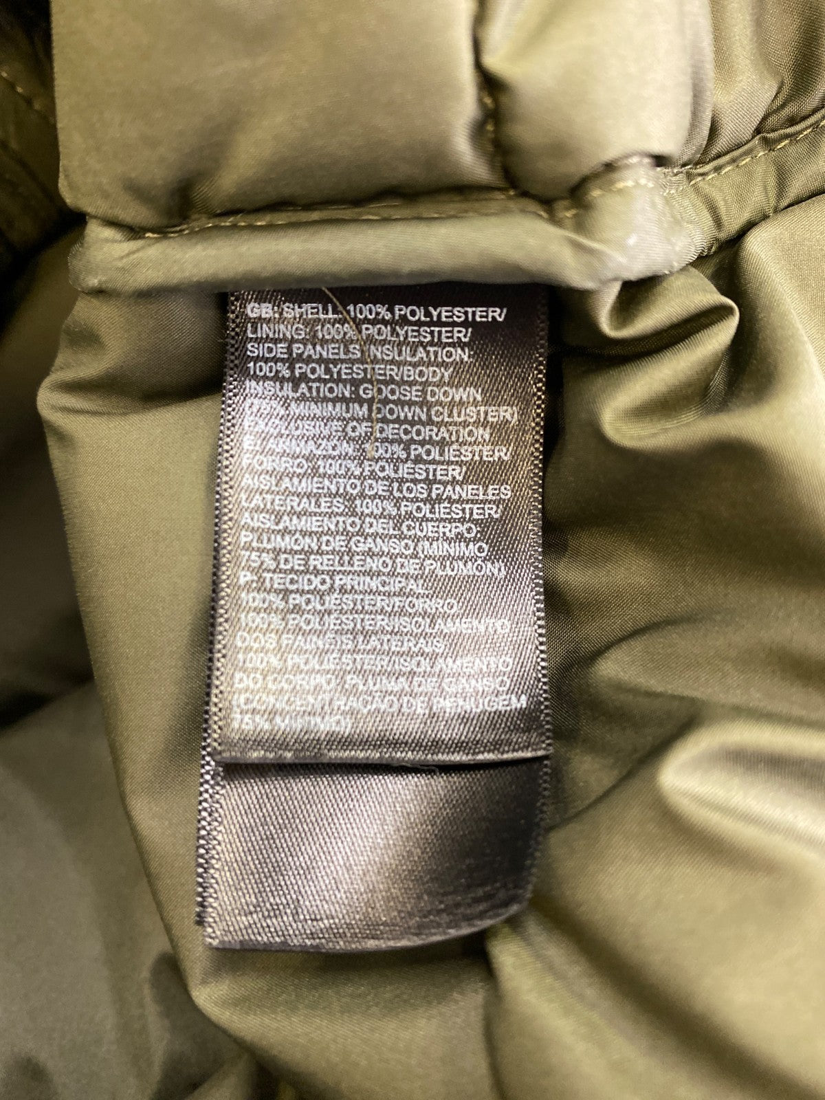 The North Face Women’s Green 550 Down Full Zip Puffer Vest - M