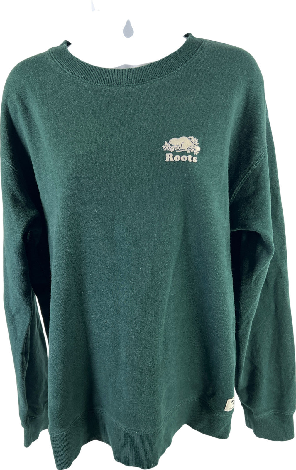 Roots Women's Green Long Sleeve Crewneck Sweatshirt S – The