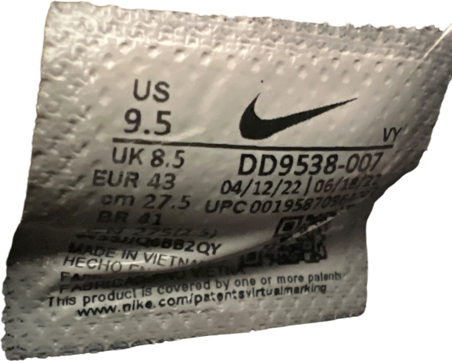 Nike Men’s Black KD Trey 5 X Athletic Basketball Shoes - 9.5