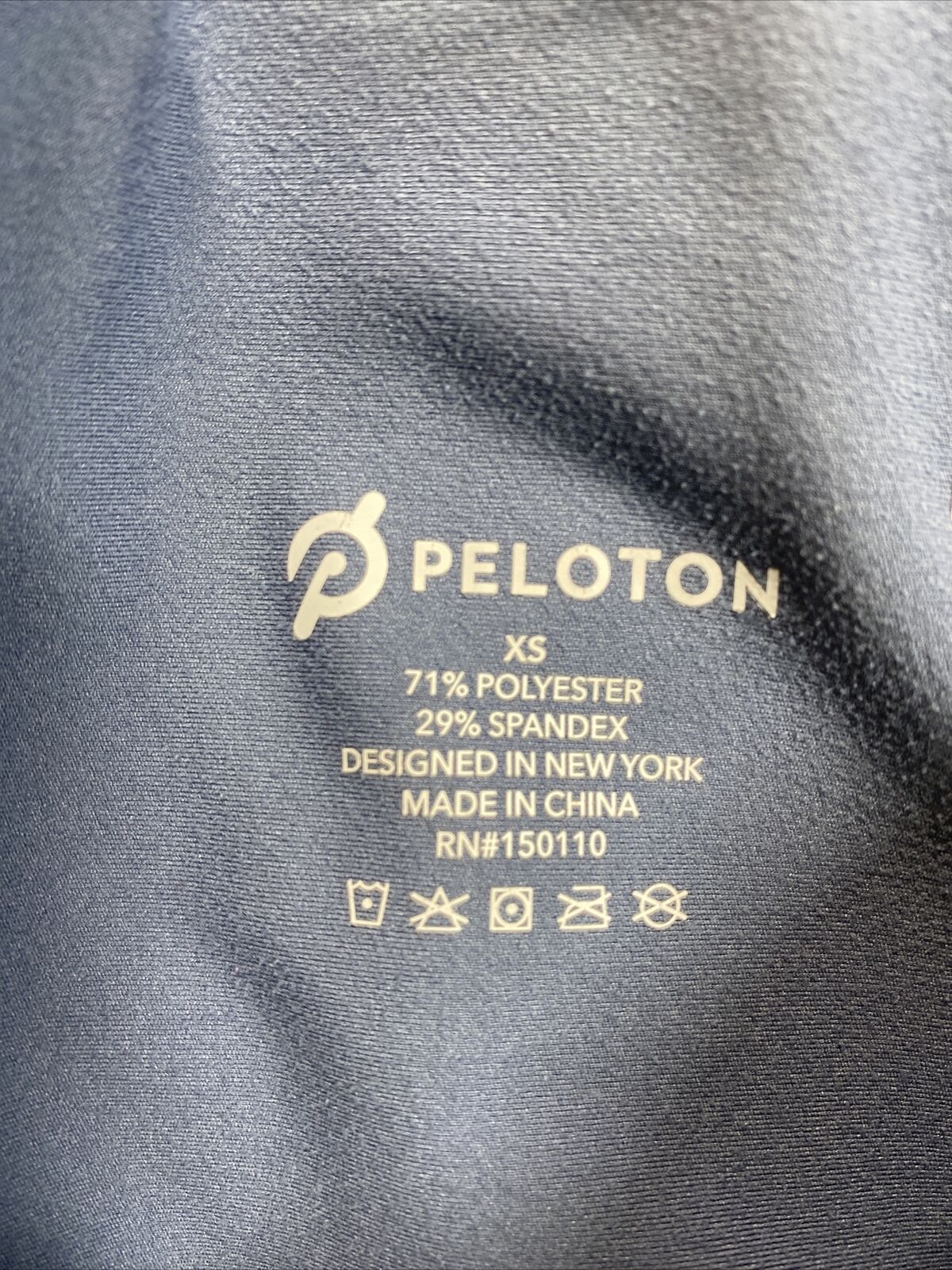 Peloton Women's Blue Athletic Leggings - XS